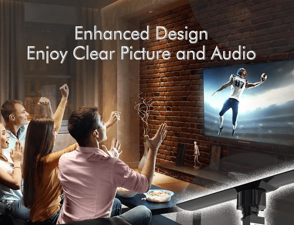TV Antenna Amplified Outdoor HDTV Digital 4k Motorized Rotate LongRange Reception With Rotation  Re 3