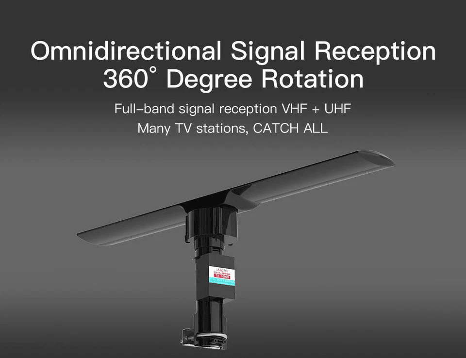 TV Antenna Amplified Outdoor HDTV Digital 4k Motorized Rotate LongRange Reception With Rotation  Re 5