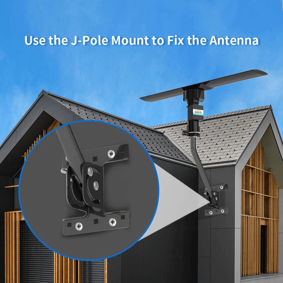 TV Antenna Amplified Outdoor HDTV Digital 4k Motorized Rotate LongRange Reception With Rotation  Re 1