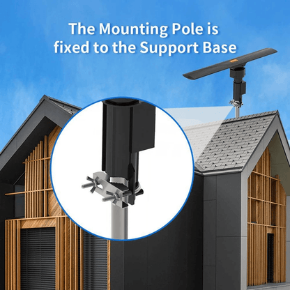 TV Antenna Amplified Outdoor HDTV Digital 4k Motorized Rotate LongRange Reception With Rotation  Re 2