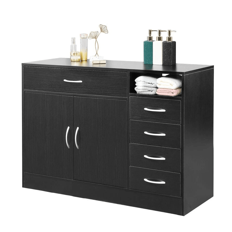 Beauty Salon Spa Equipment Hair Styling Barber Station Storage Cabinet 5 Drawers ProfessionalFor Sa 2