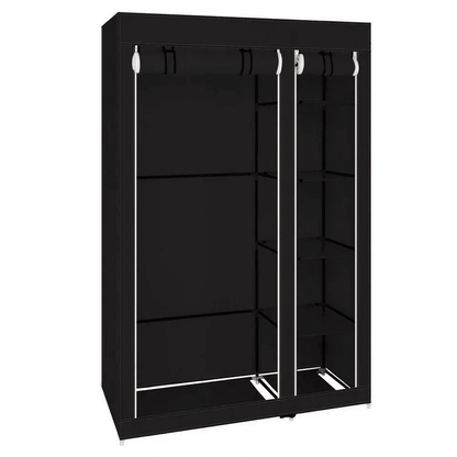 New Portable Closet Wardrobe Organizer Large Storage Space With Shoe Rack  Shelves 3