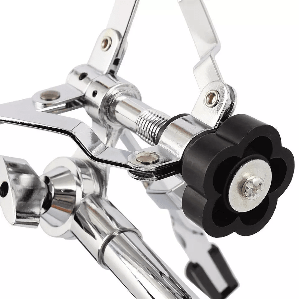 Snare Drum Stand Multiple Triangle Bracket Hardware Holder  ChromePlated Tripod For 1015 Drums 4