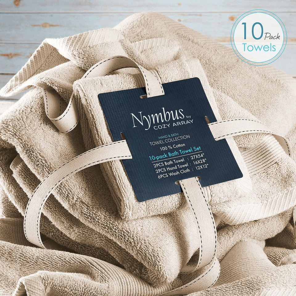 Luxury GSM Cotton Towel Set, Bath, Hand Towels & Washcloths