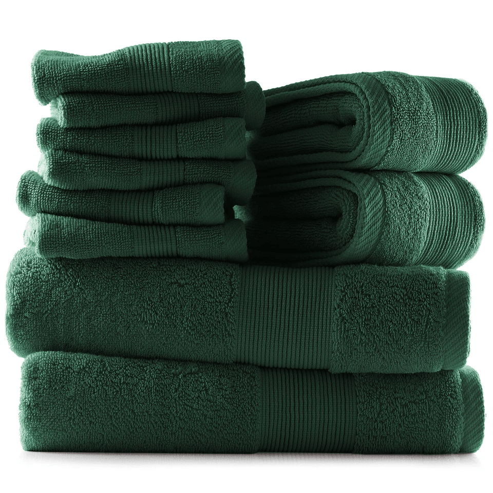 Luxury GSM Cotton Towel Set Bath Hand Towels  Washcloths 5