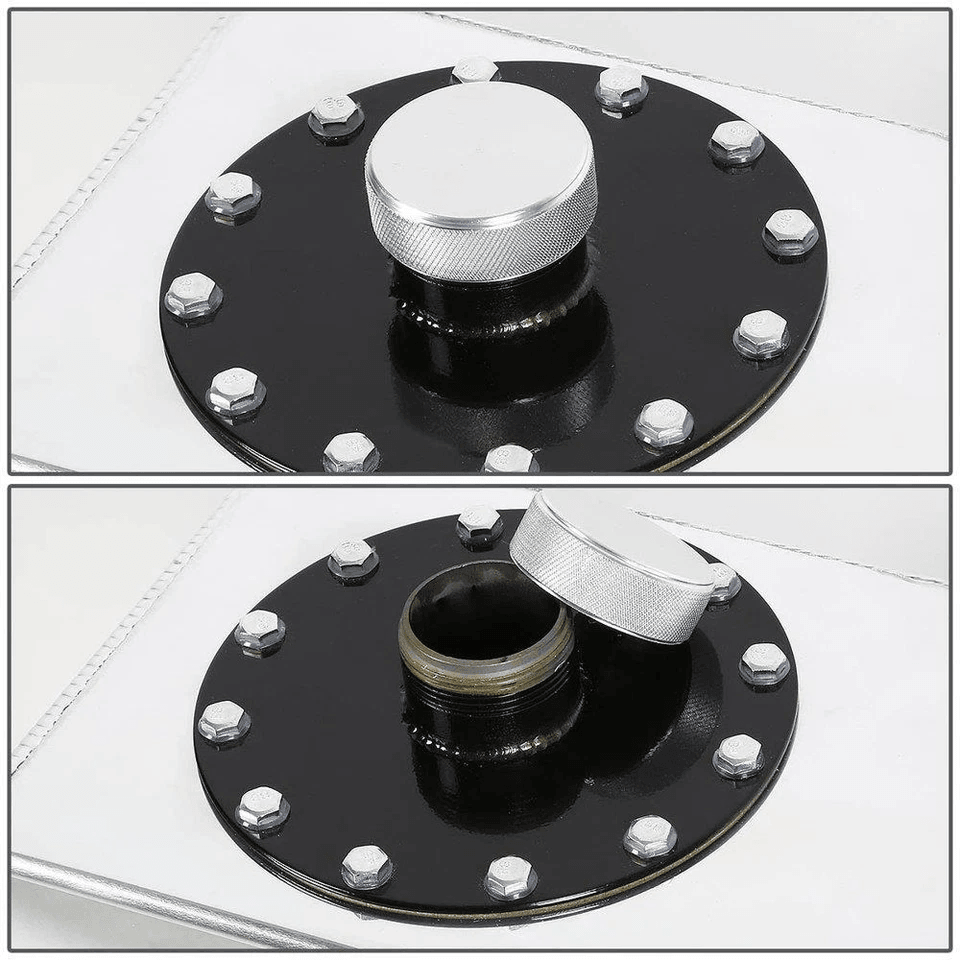 Aluminum RacingDrift Fuel Cell Gas Tank With Cap  Level Sender Lightweight Universal Fuel Reservoir 1