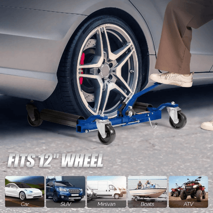 HeavyDuty Car Skates With Capacity Wheel Dolly Jack For Tire Moving Steel Vehicle Positioning Tool  1