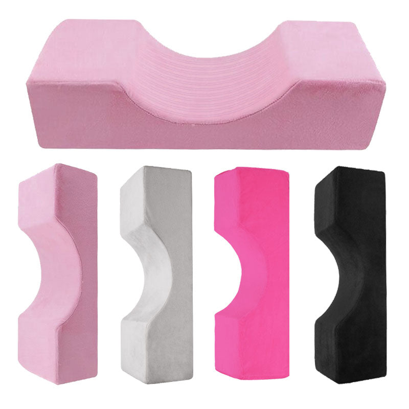 Eyelash Extension Pillow with Neck Support Soft Memory Foam Lash Cushion