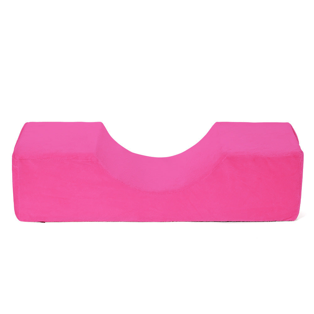 Eyelash Extension Pillow with Neck Support Soft Memory Foam Lash Cushion