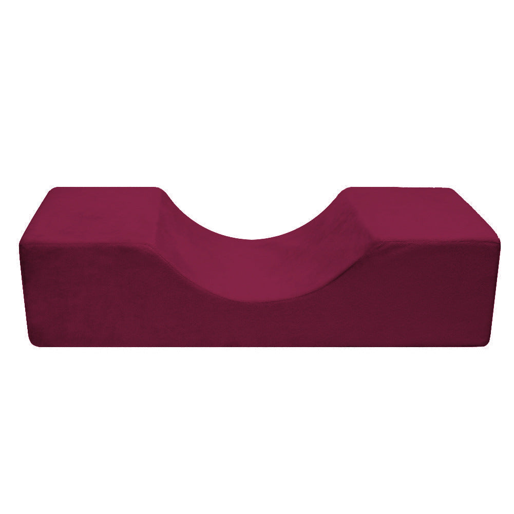 Eyelash Extension Pillow with Neck Support Soft Memory Foam Lash Cushion