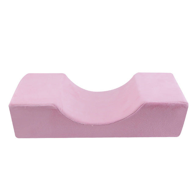 Eyelash Extension Pillow with Neck Support Soft Memory Foam Lash Cushion