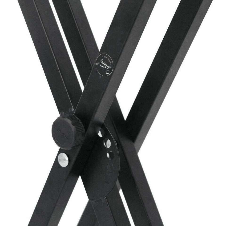 Electric Keyboard Piano Stand Dual XBrace  HeavyDuty Adjustable Double Tube Folding Stand For Digit 3