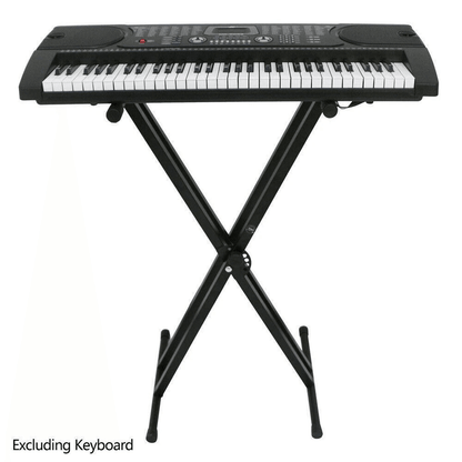 Electric Keyboard Piano Stand Dual XBrace  HeavyDuty Adjustable Double Tube Folding Stand For Digit 1