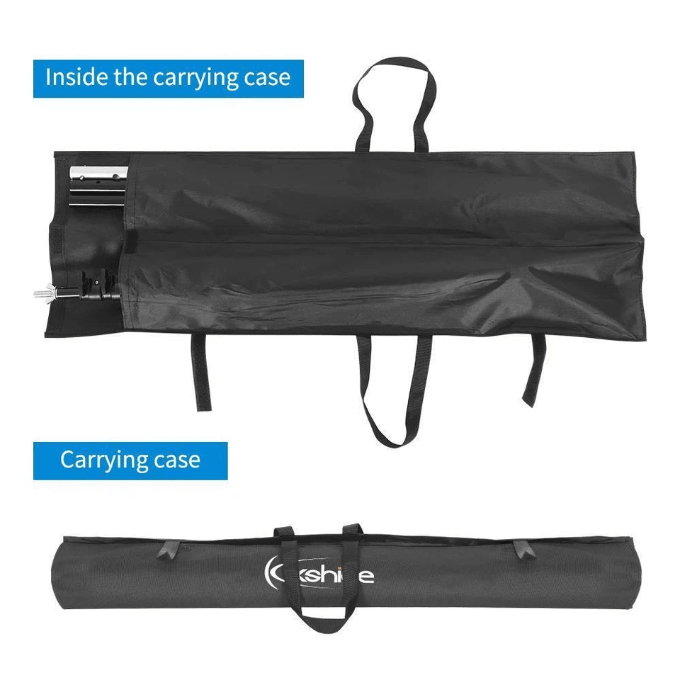 K TShape Photography Adjustable Backdrop Support Stand Kit Height Crossbar Portable With Clamps Car 2