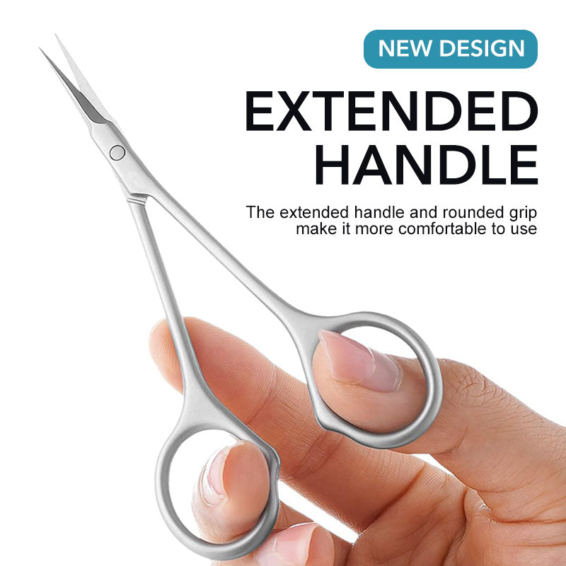 Professional Stainless Steel Cuticle Scissors Precision Dead Skin Remover for Manicure  Nail Art