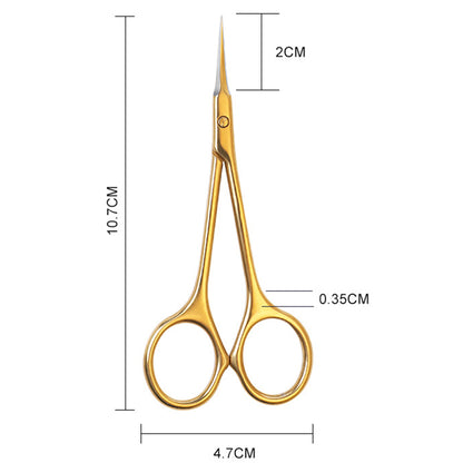 Professional Stainless Steel Cuticle Scissors Precision Dead Skin Remover for Manicure  Nail Art
