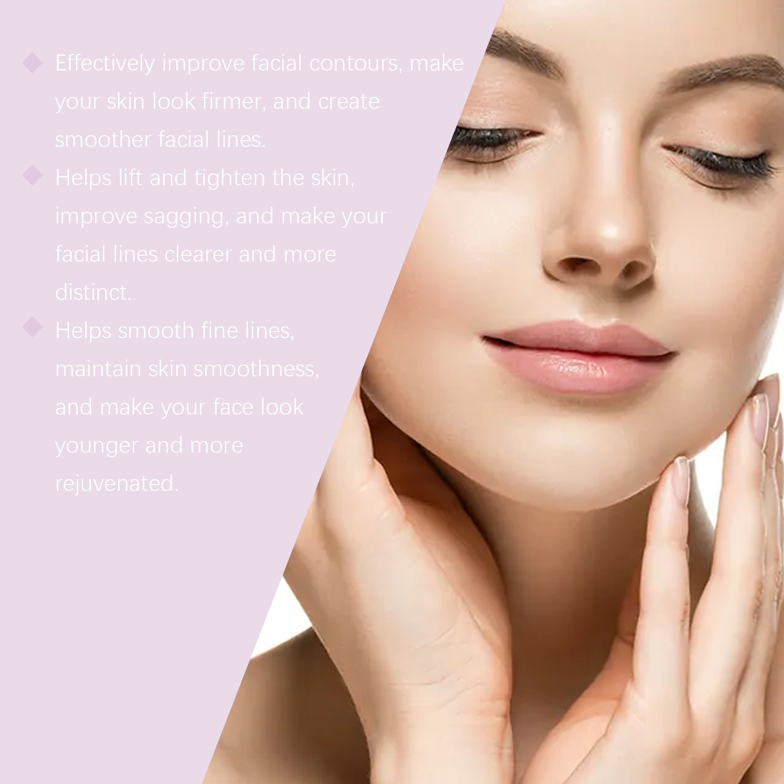 Ultra-Thin Face Stickers, Invisible Lift Tape for V-Line Chin Shaping & Skin Tightening