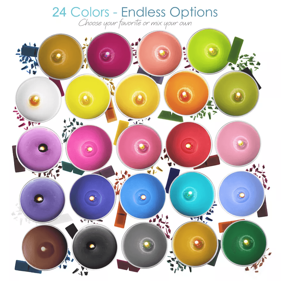 Candle Dyes For Candle Making Supplies Color Blocks Of Wax Dye Nontoxic  Vegan Safe For Soy Gel Par 5