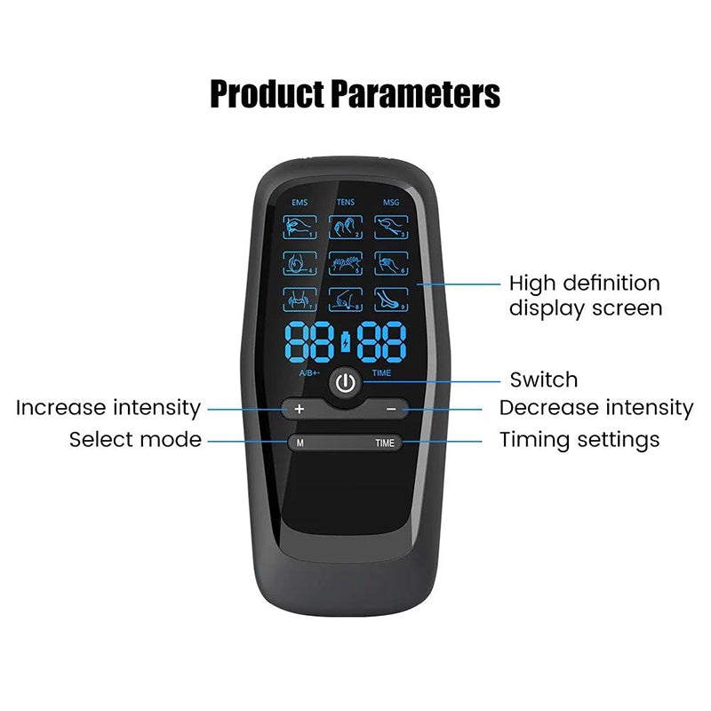 TENS EMS Muscle Stimulator Acupuncture  Physiotherapy Massager for Full Body Pain Relief  Slimmin
