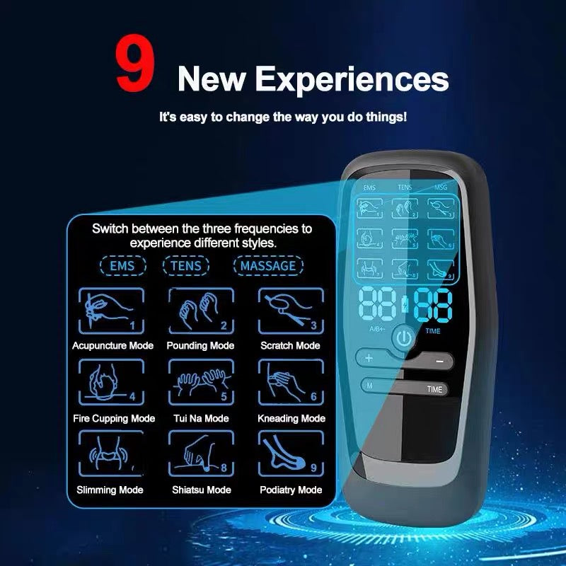 TENS EMS Muscle Stimulator Acupuncture  Physiotherapy Massager for Full Body Pain Relief  Slimmin