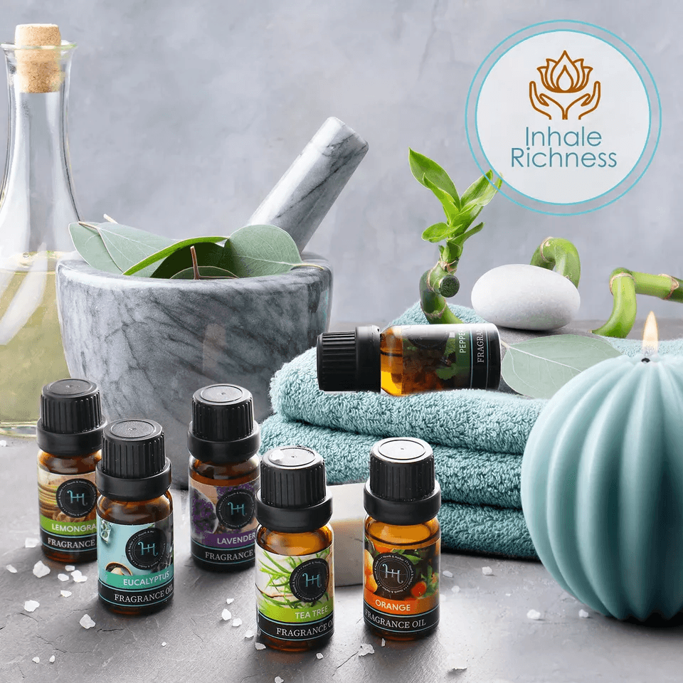 Premium Grade Fragrance Oil For Candle Making Soap  Bath Scented Oils Set With Lavender Peppermint  1