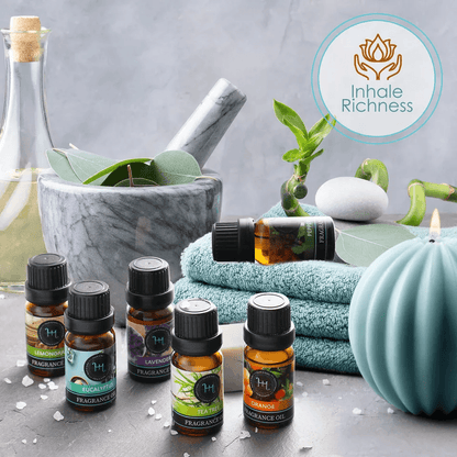 Premium Grade Fragrance Oil For Candle Making Soap  Bath Scented Oils Set With Lavender Peppermint  1