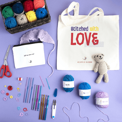 Complete Crochet Starter Set With Yarn Hooks  Tools For Beginners 1