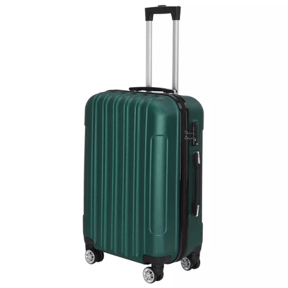 20 24 28 Luggage Travel Set  ABS Hard Shell Trolley Suitcases With TSA Lock  Green Spinner Luggage  3