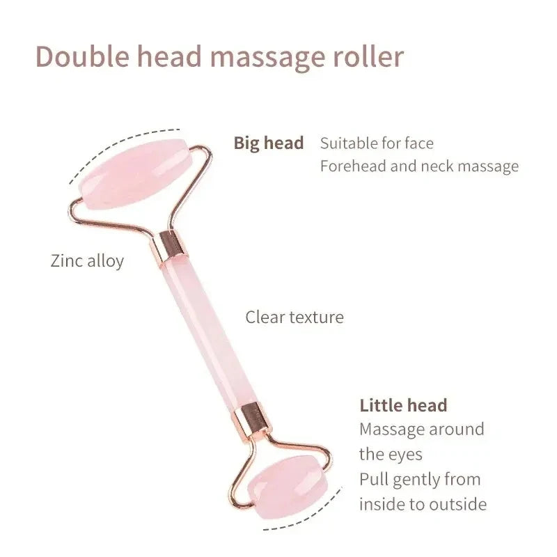 Face  Neck Resin Roller Massager DoubleEnded Beauty Scraping Stick for Relaxation