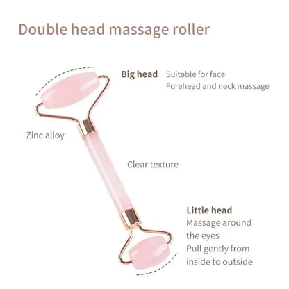 Face  Neck Resin Roller Massager DoubleEnded Beauty Scraping Stick for Relaxation
