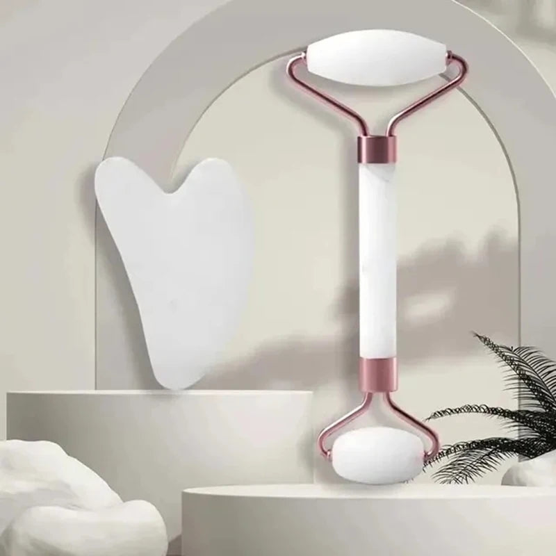 Face  Neck Resin Roller Massager DoubleEnded Beauty Scraping Stick for Relaxation