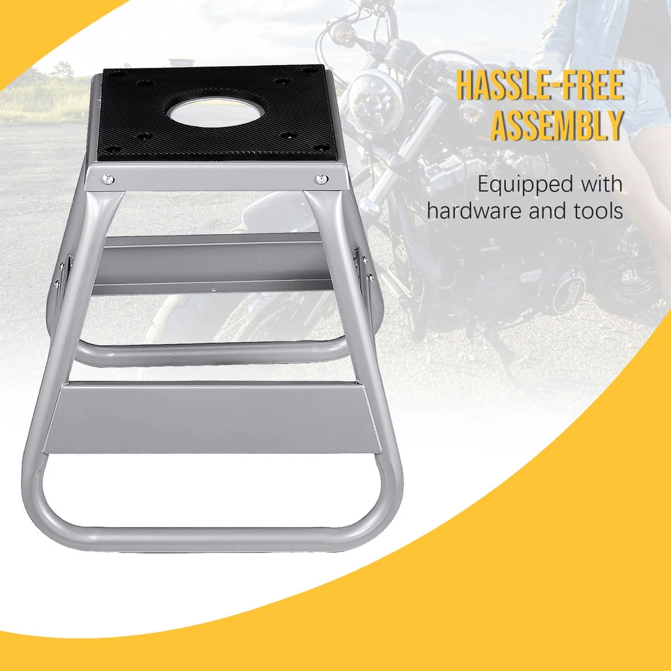 1000LB Motorcycle Motocross Dirt Bike Panel Stand  HeavyDuty Maintenance Lift Jack With NonSlip Pla 1