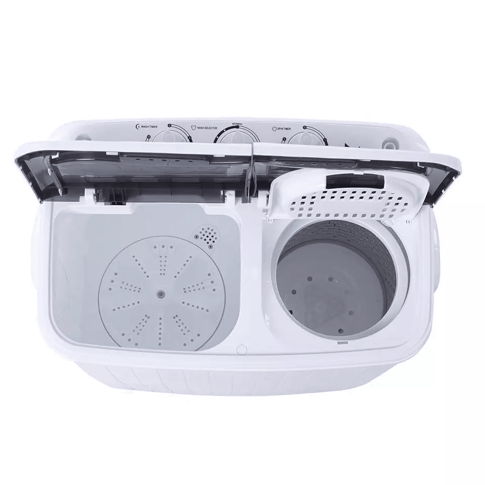Home Portable Mini Twin Tubs Washing Machine Compact Washer For Clothing Clean Spin  Wash With High 7