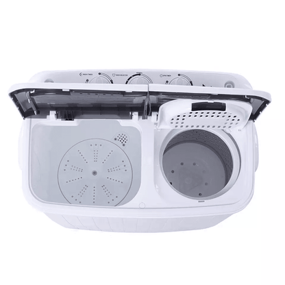 Home Portable Mini Twin Tubs Washing Machine Compact Washer For Clothing Clean Spin  Wash With High 7