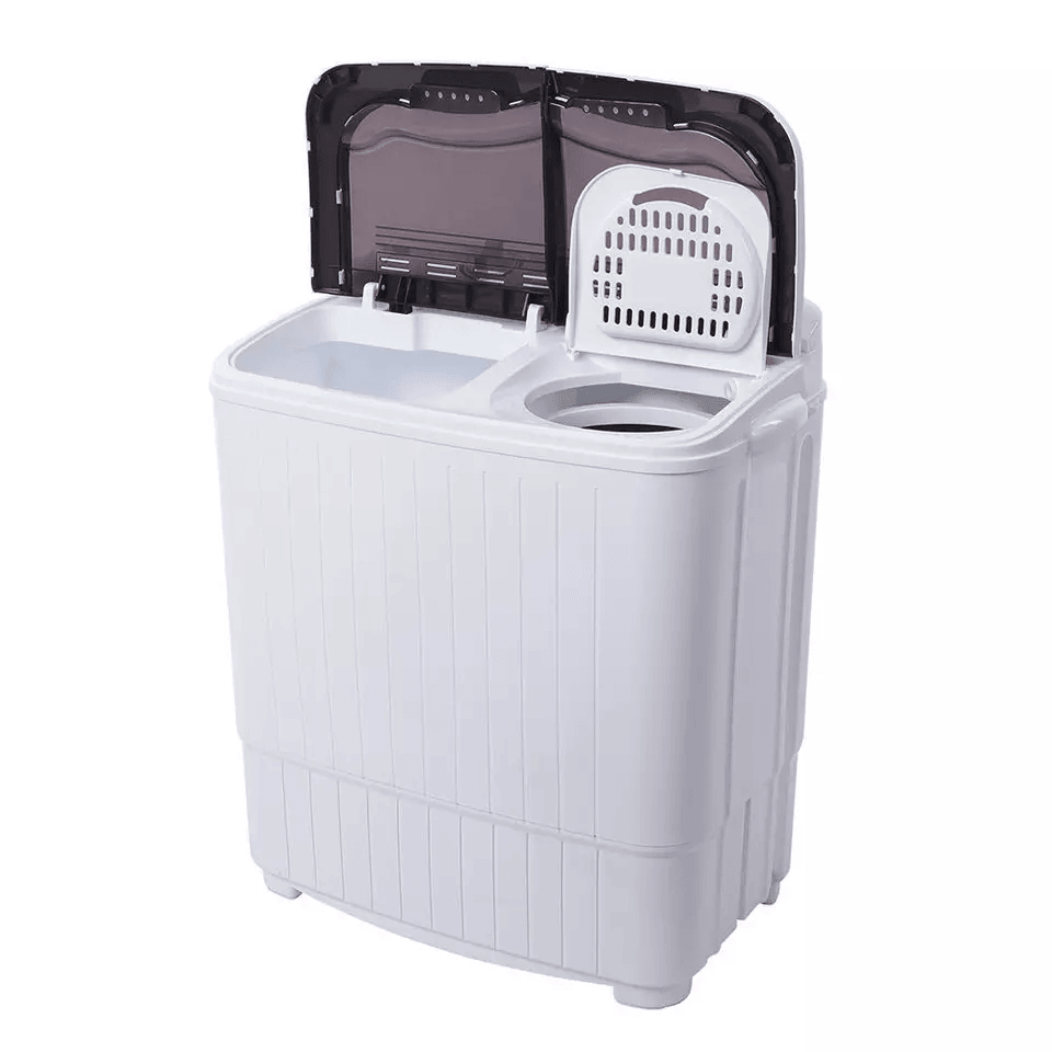 Home Portable Mini Twin Tubs Washing Machine Compact Washer For Clothing Clean Spin  Wash With High 1