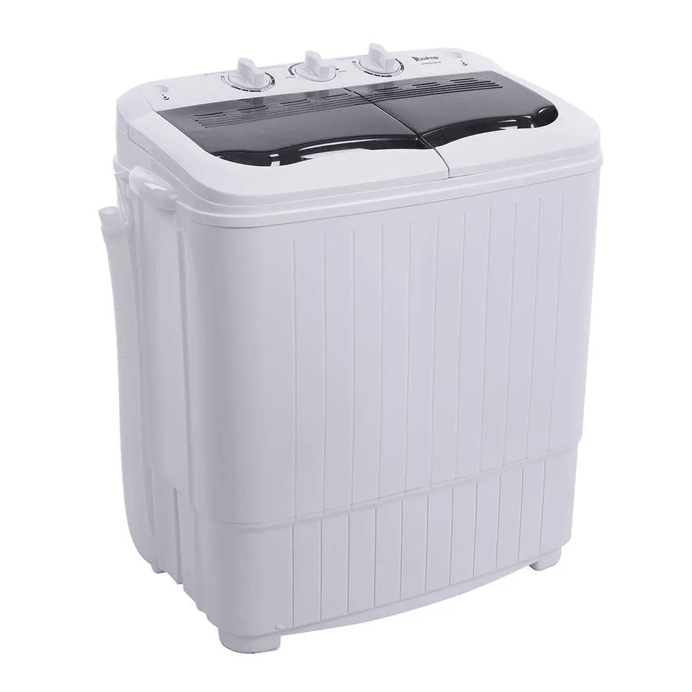 Home Portable Mini Twin Tubs Washing Machine Compact Washer For Clothing Clean Spin  Wash With High 8