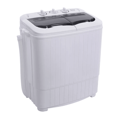 Home Portable Mini Twin Tubs Washing Machine Compact Washer For Clothing Clean Spin  Wash With High 8