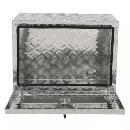24 Aluminum Underbody Tool Box For Truck Trailer RV  Lockable Storage Chest With Keys 2