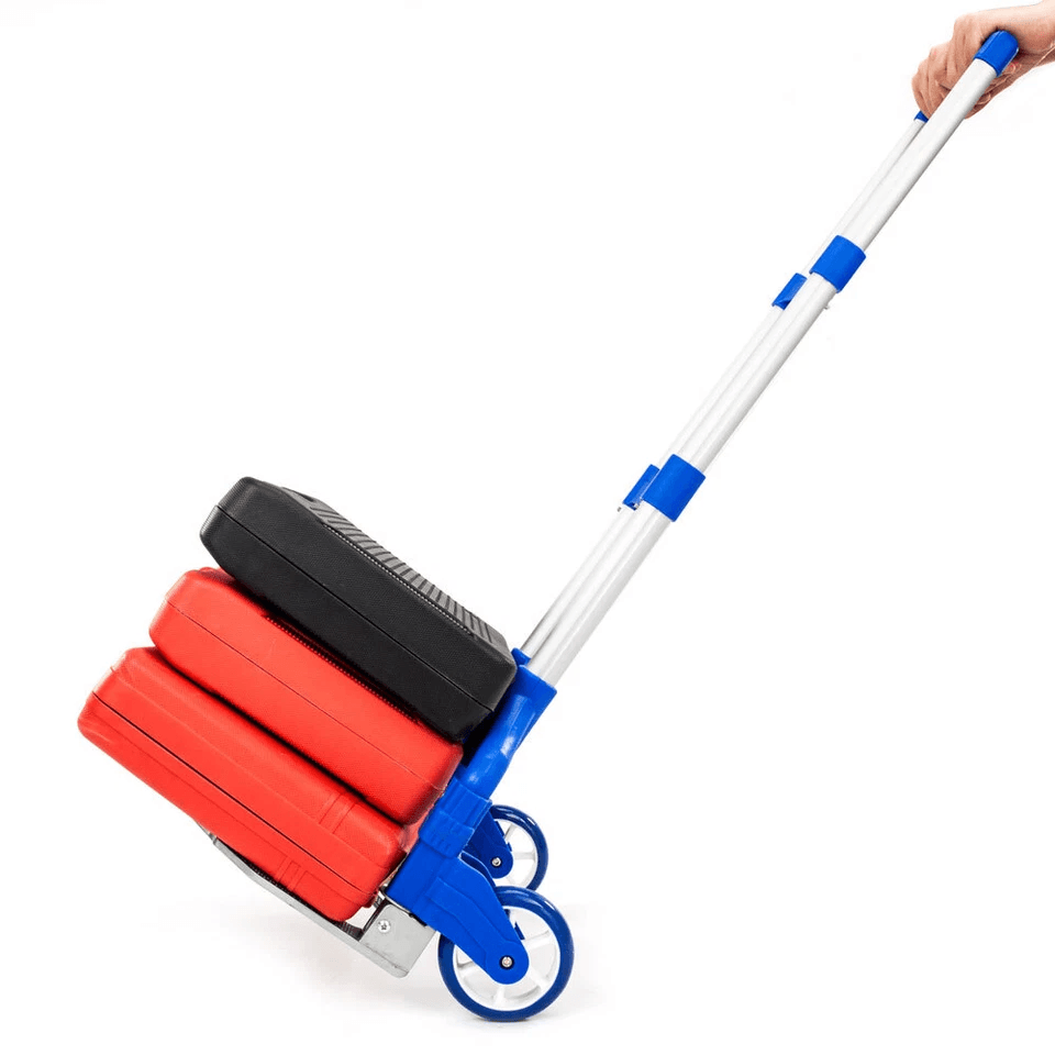 Heavy Duty Folding Dolly Trolley Portable Hand Truck For Warehouse  Office 5