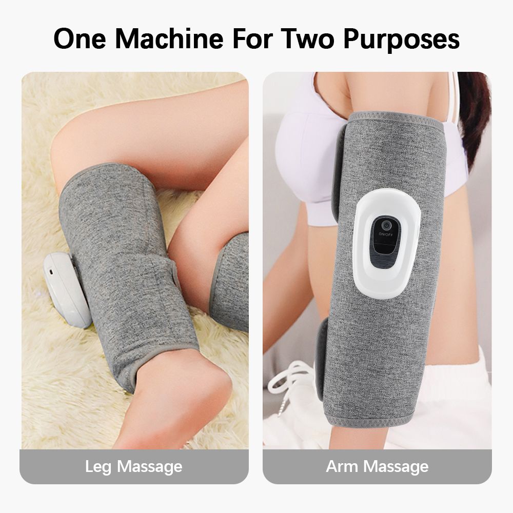 Wireless 360 Air Pressure Calf Massager  Electric Leg Massage with Airbag Compression  3 Modes fo
