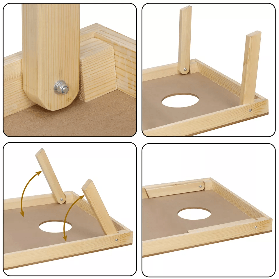 Cornhole Game Regulation Size Solid Wood Boards With 8 Bean Bags Carrying Case  Outdoor Lawn Game F 10