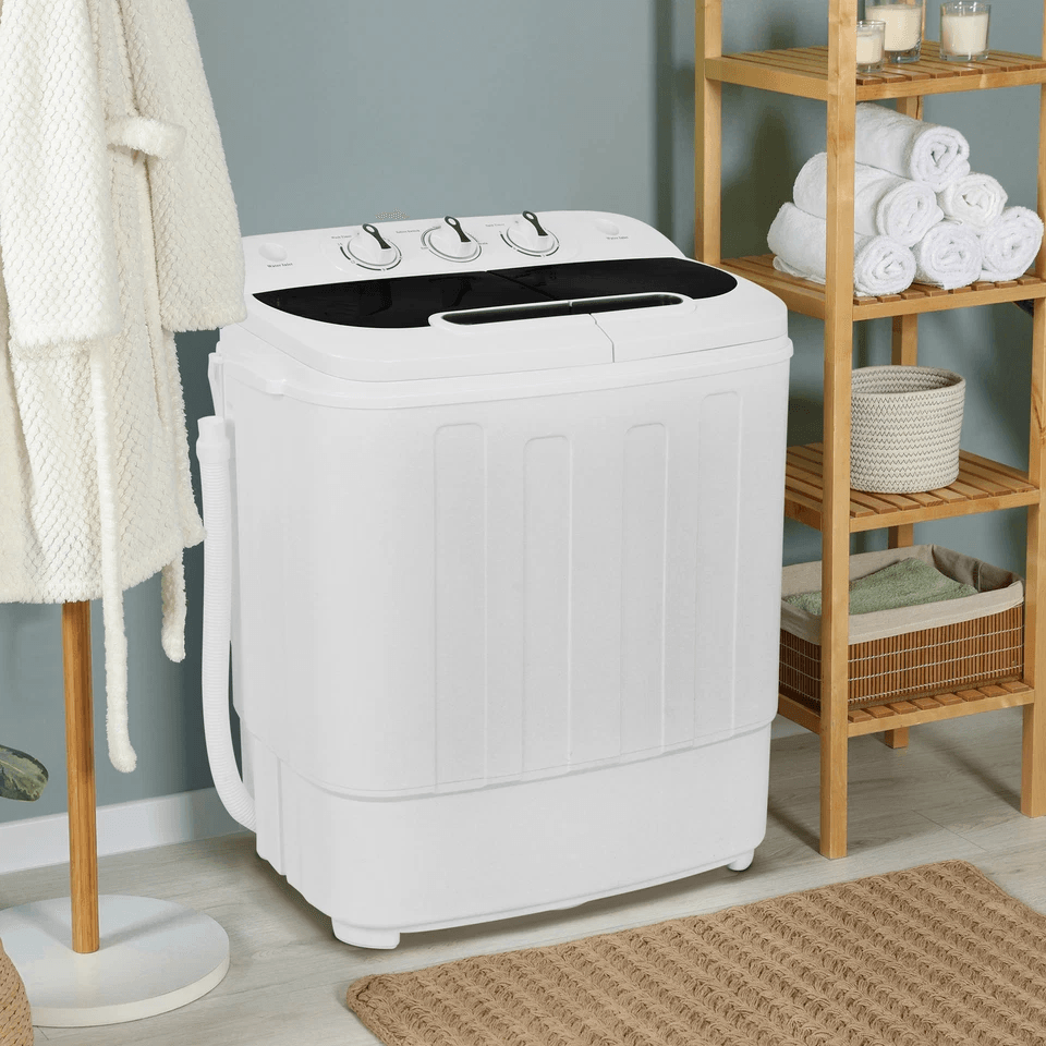 Compact Mini Twin Tub Washing Machine Portable Washer  Dryer For Apartments Dorms RVs 6