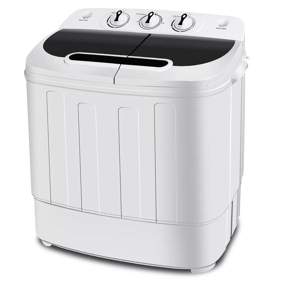 Compact Mini Twin Tub Washing Machine Portable Washer  Dryer For Apartments Dorms RVs 2