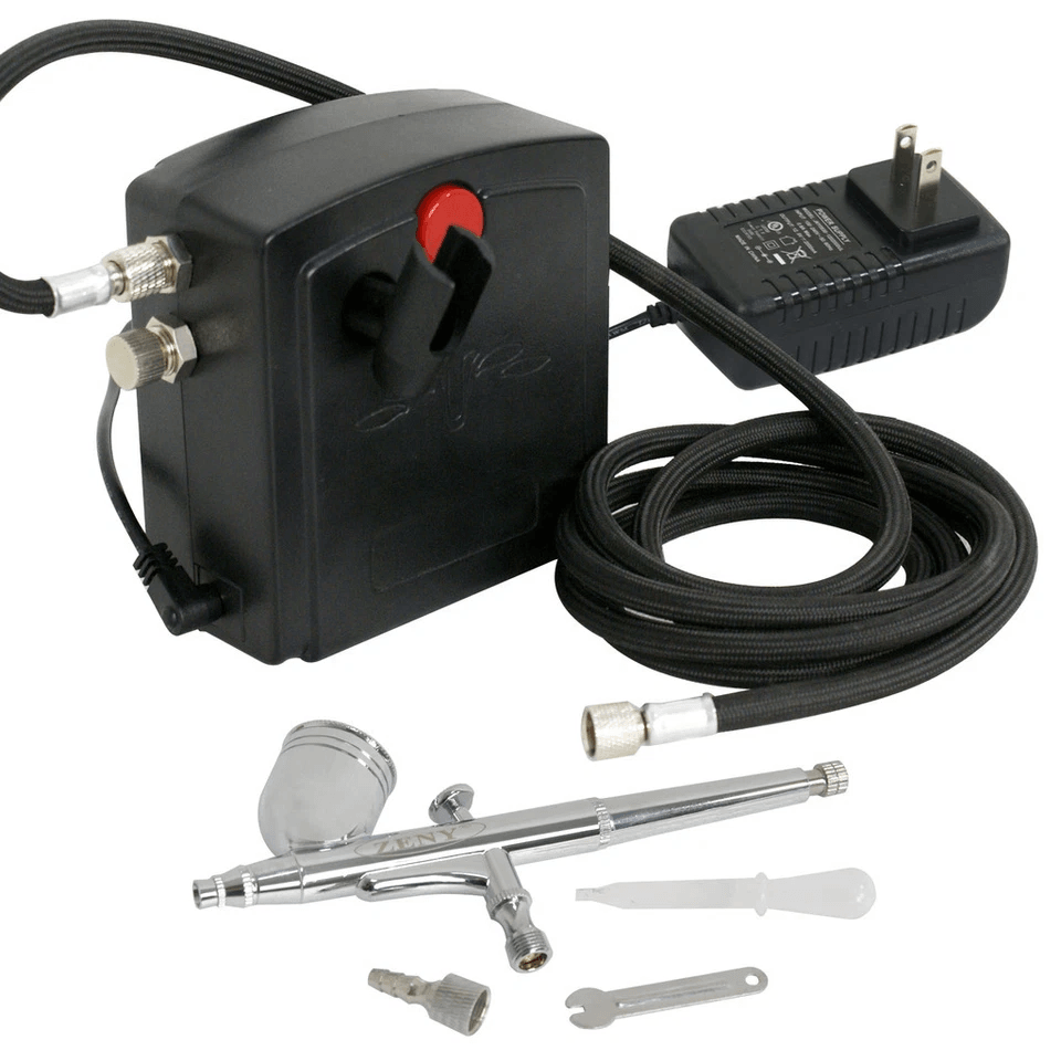 Airbrush Kit with Compressor, Dual Action Airbrush Gun for Makeup, Painting, Tattoo