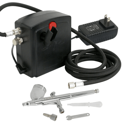Airbrush Kit with Compressor, Dual Action Airbrush Gun for Makeup, Painting, Tattoo