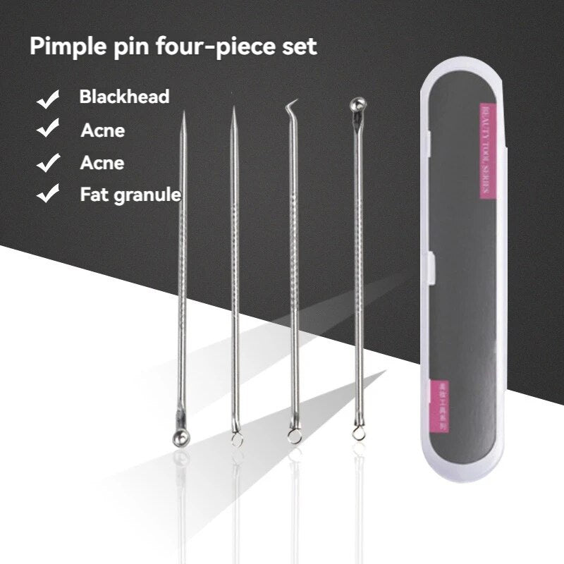 Stainless Steel Acne Needle Set DualPurpose Pimple Remover Tools for Clear Skin