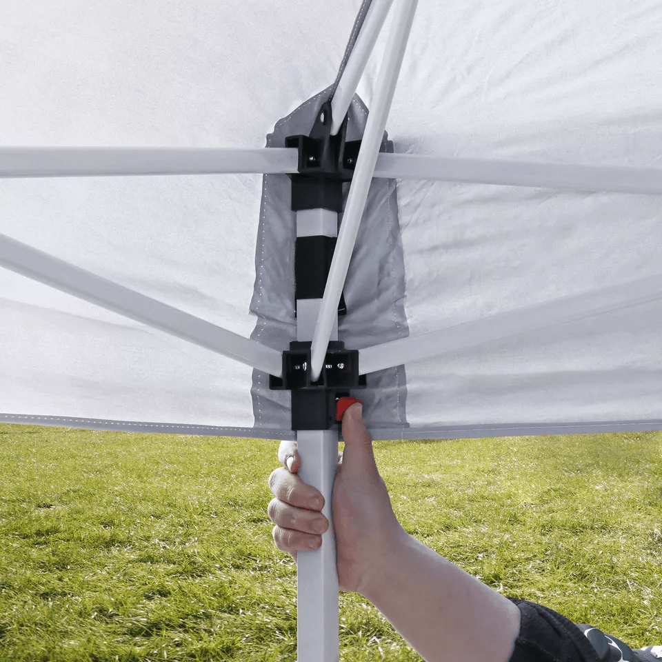 Canopy Tent With Adjustable Straight Legs Wheeled Carry Bag Ropes Waterproof Outdoor Shelter For Ev 2