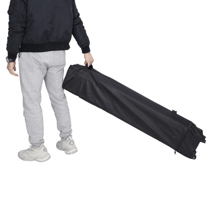 Canopy Tent With Adjustable Straight Legs Wheeled Carry Bag Ropes Waterproof Outdoor Shelter For Ev 6