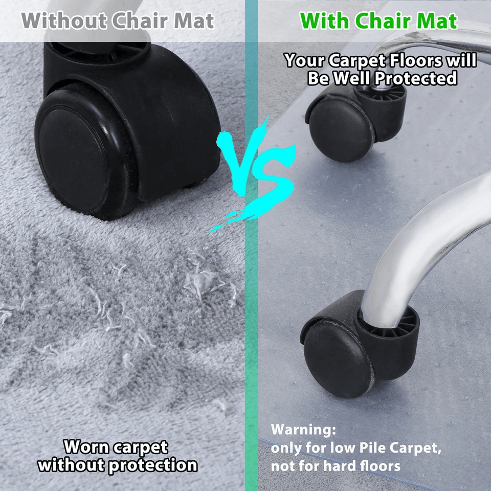 Heavy Duty Office Chair Mat Carpet Floor Protector Rug 3