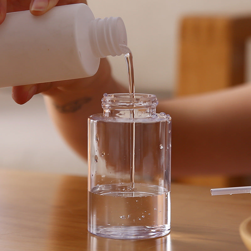 Nail Refillable Empty Bottles with Press Pump Dispenser Manicure Polish Remover  Cleaner Tool